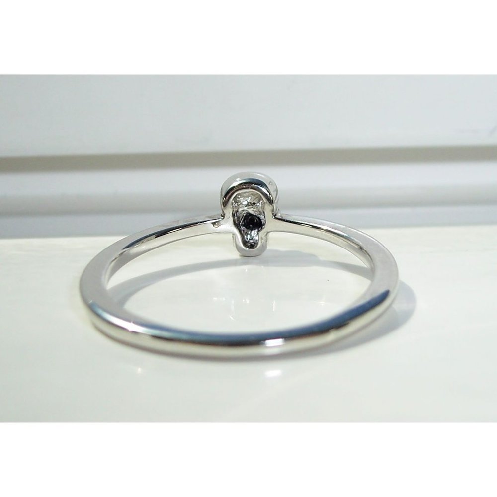 925 STERLING SILVER Dainty Phantom Skull Ring Goth Punk - Picture 8 of 14